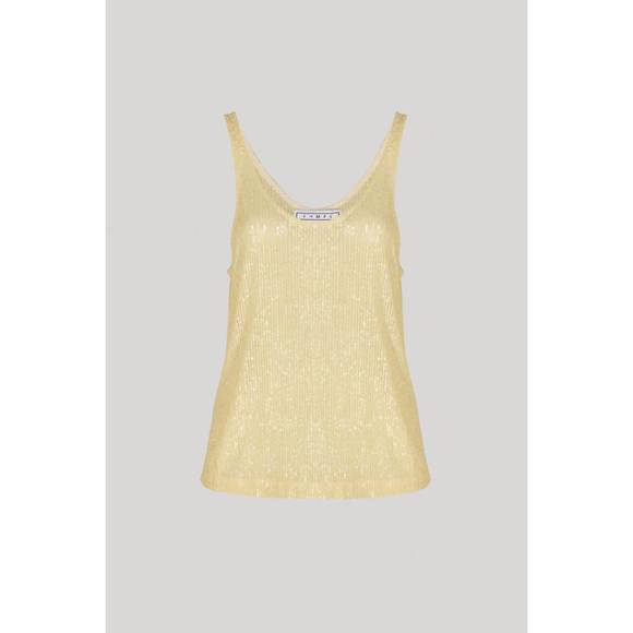 NEW IN THE MOOD FOR LOVE odette solid top in yellow